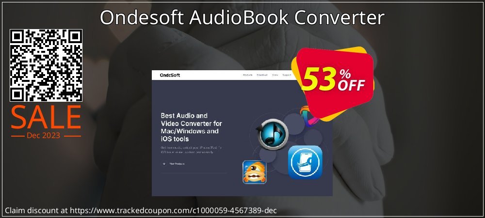 Ondesoft AudioBook Converter coupon on Tell a Lie Day offering sales