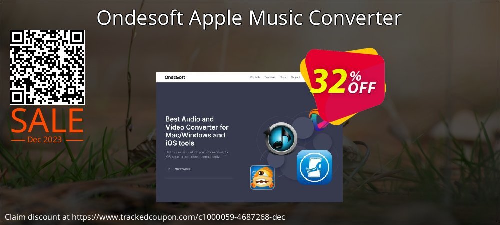 Ondesoft Apple Music Converter coupon on Constitution Memorial Day offering sales