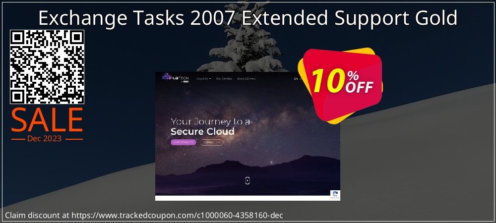 Exchange Tasks 2007 Extended Support Gold coupon on World Backup Day promotions