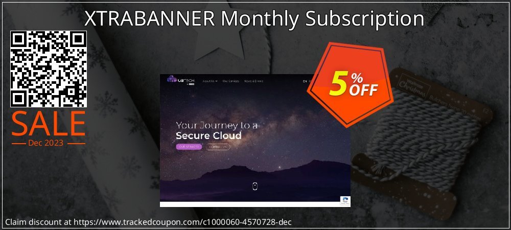 XTRABANNER Monthly Subscription coupon on Constitution Memorial Day discounts