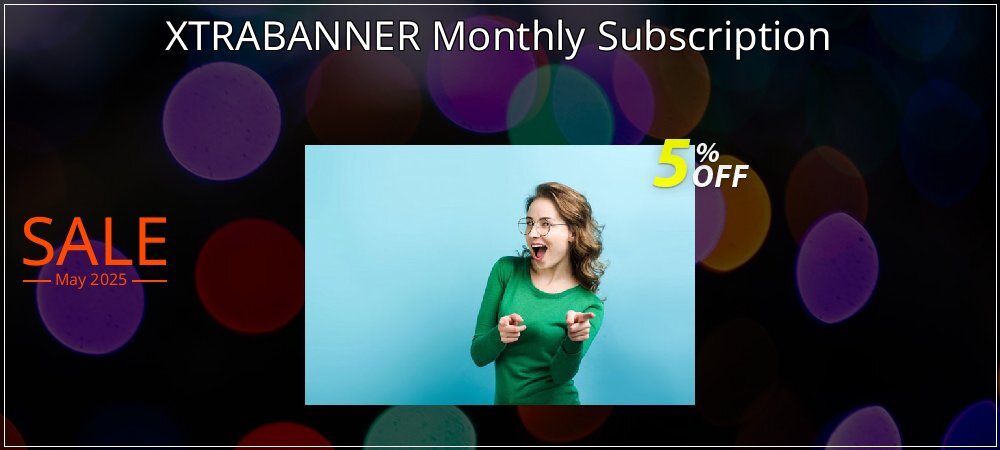XTRABANNER Monthly Subscription coupon on National Pizza Party Day discounts