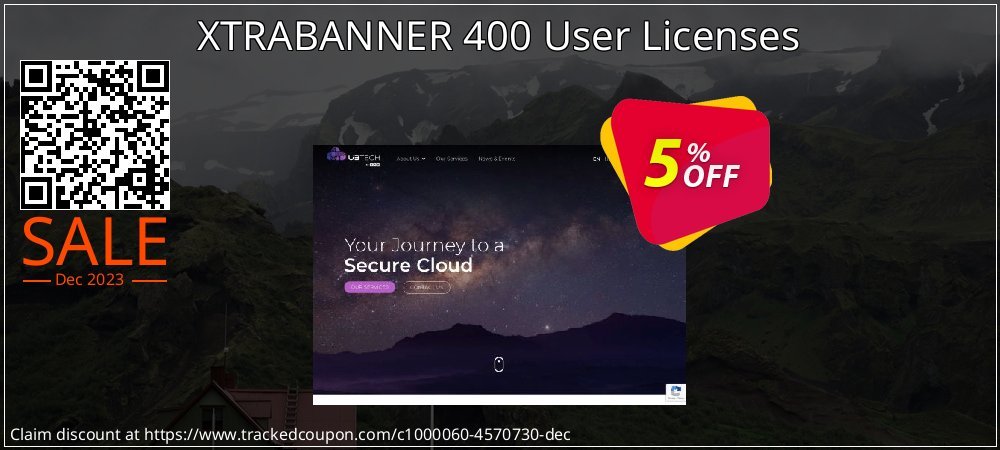 XTRABANNER 400 User Licenses coupon on World Backup Day discounts