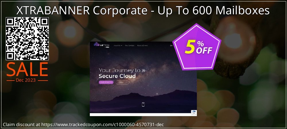 XTRABANNER Corporate - Up To 600 Mailboxes coupon on World Party Day sales