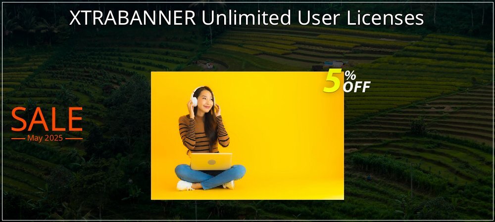 XTRABANNER Unlimited User Licenses coupon on National Smile Day offering discount