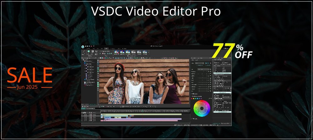 VSDC Video Editor Pro coupon on April Fools' Day super sale