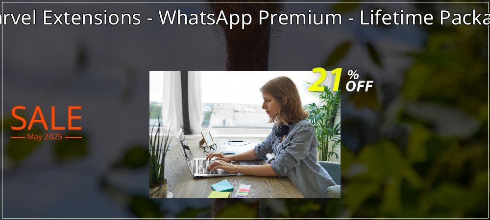 Marvel Extensions - WhatsApp Premium - Lifetime Package coupon on World Backup Day offer