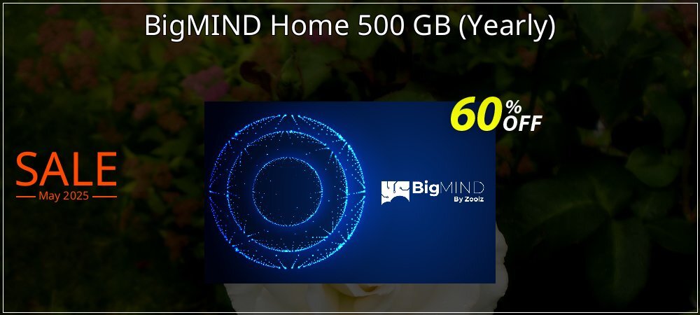 BigMIND Home 500 GB - Yearly  coupon on Working Day offer
