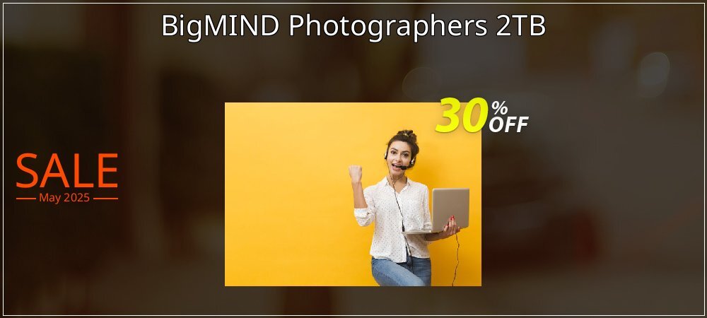 BigMIND Photographers 2TB coupon on World Password Day promotions