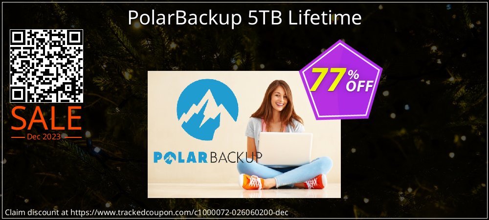 PolarBackup 5TB Lifetime coupon on Social Media Day discount