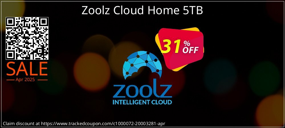 Zoolz Cloud Home 5TB coupon on Palm Sunday sales