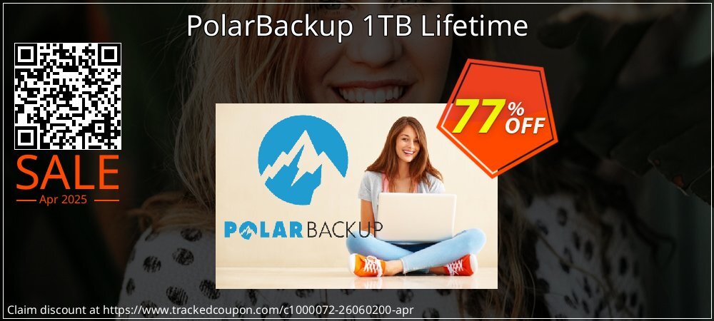 PolarBackup 1TB Lifetime coupon on National Walking Day deals