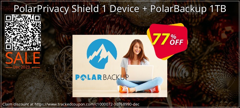 PolarPrivacy Shield 1 Device + PolarBackup 1TB coupon on National Walking Day sales