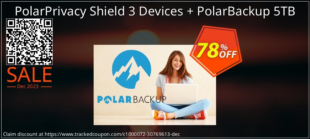 PolarPrivacy Shield 3 Devices + PolarBackup 5TB coupon on Constitution Memorial Day discount