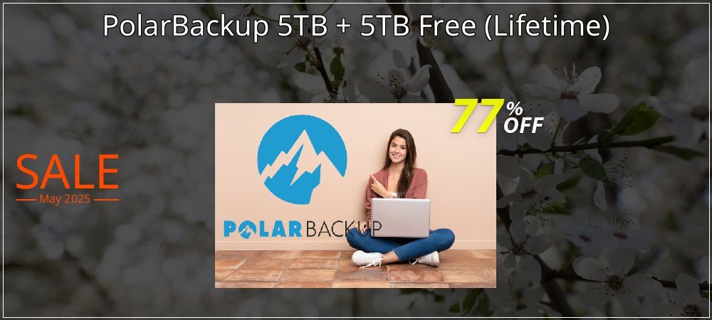PolarBackup 5TB + 5TB Free - Lifetime  coupon on World Password Day promotions
