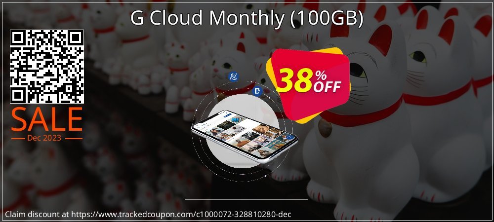 G Cloud Monthly - 100GB  coupon on National Walking Day promotions