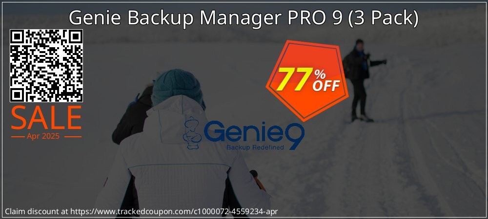 Genie Backup Manager PRO 9 - 3 Pack  coupon on Tell a Lie Day promotions