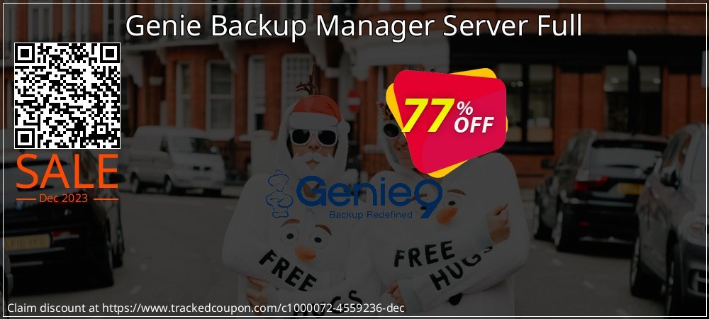 Genie Backup Manager Server Full coupon on World Party Day deals