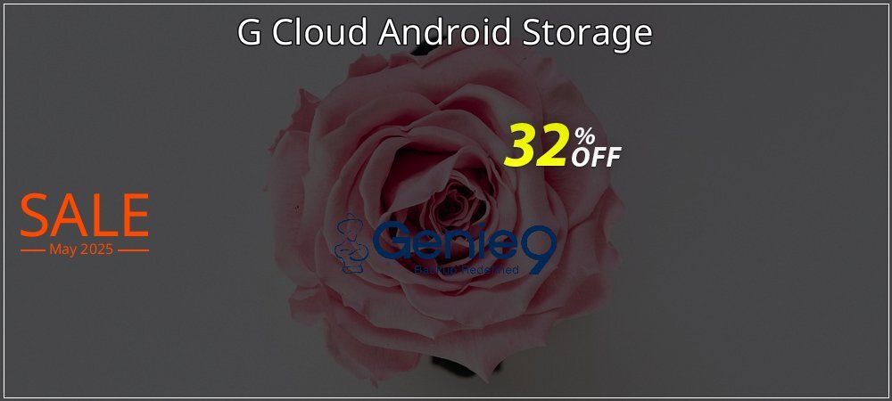 G Cloud Android Storage coupon on Easter Day offering discount