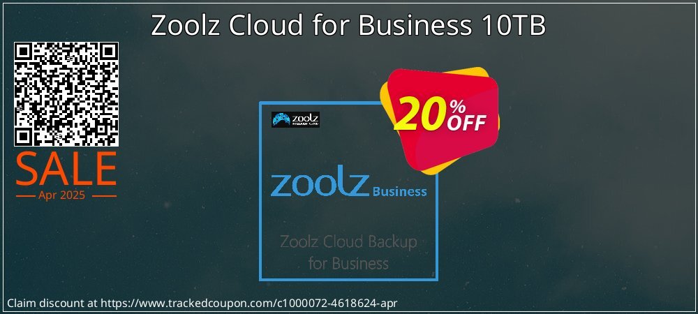 Zoolz Cloud for Business 10TB coupon on World Password Day promotions