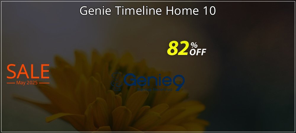 Genie Timeline Home 10 coupon on National Walking Day offering sales