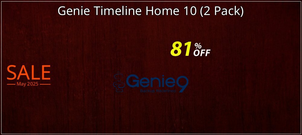 Genie Timeline Home 10 - 2 Pack  coupon on World Party Day super sale