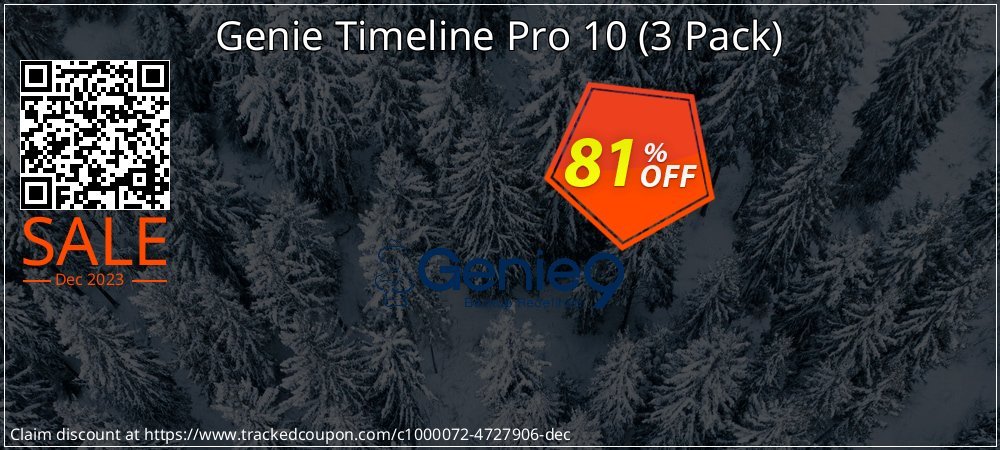 Genie Timeline Pro 10 - 3 Pack  coupon on Nude Day offering sales