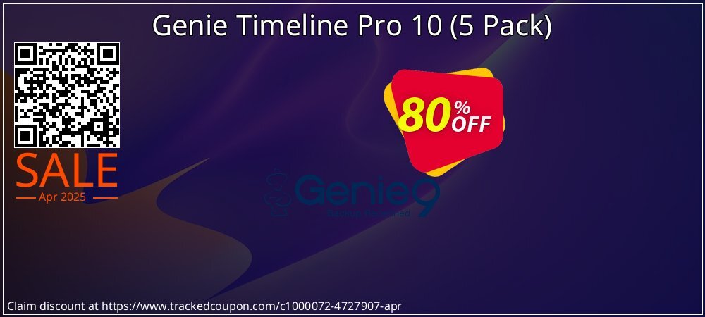 Genie Timeline Pro 10 - 5 Pack  coupon on April Fools' Day discount