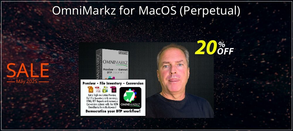 OmniMarkz for MacOS - Perpetual  coupon on Constitution Memorial Day offering sales