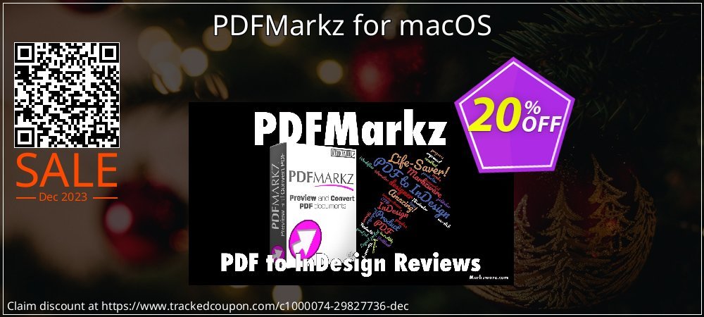 PDFMarkz for macOS coupon on Christmas & New Year discount