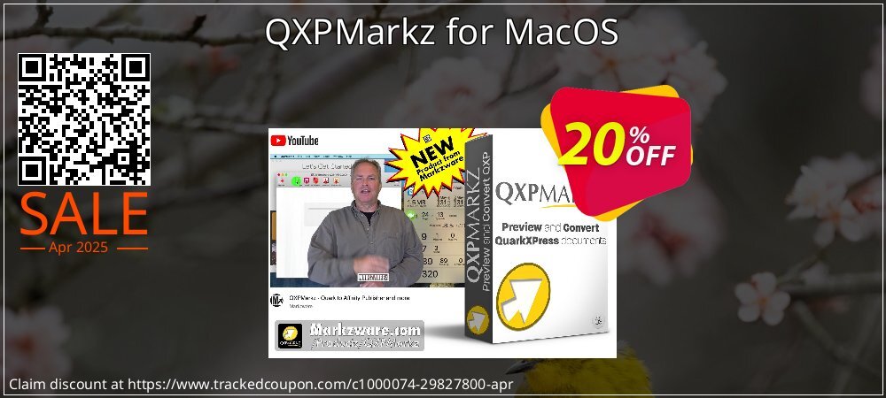 QXPMarkz for MacOS coupon on National Walking Day offering sales