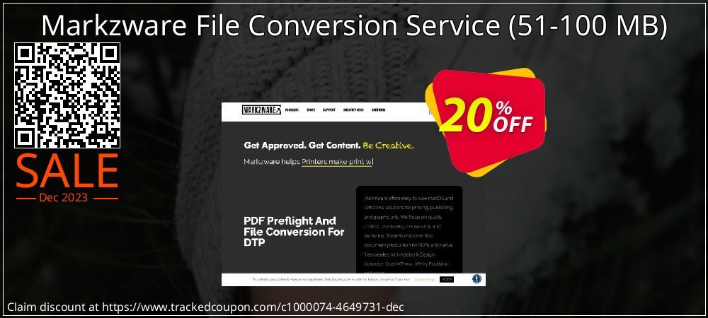 Markzware File Conversion Service - 51-100 MB  coupon on World Party Day discount