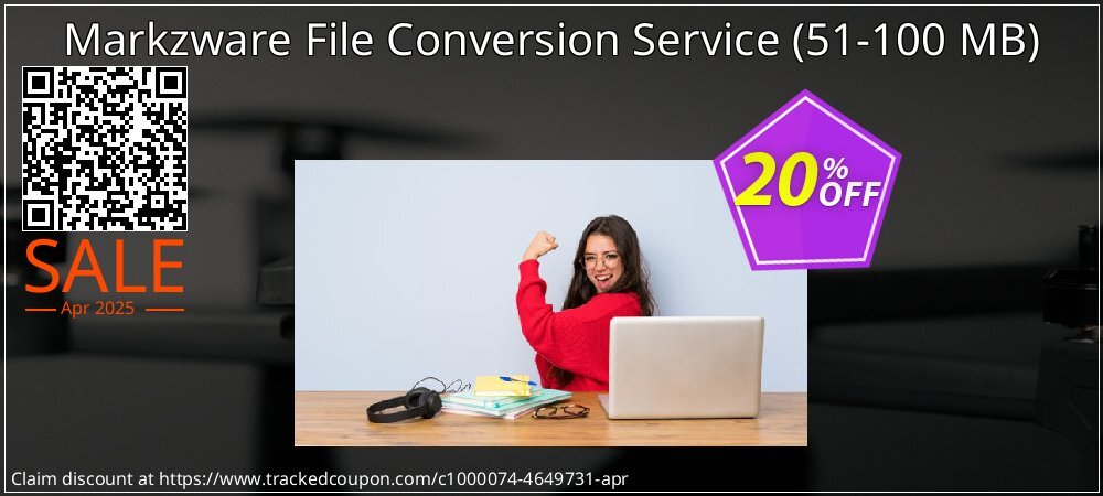 Markzware File Conversion Service - 51-100 MB  coupon on World Party Day discount