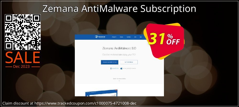 Zemana AntiMalware Subscription coupon on Virtual Vacation Day sales