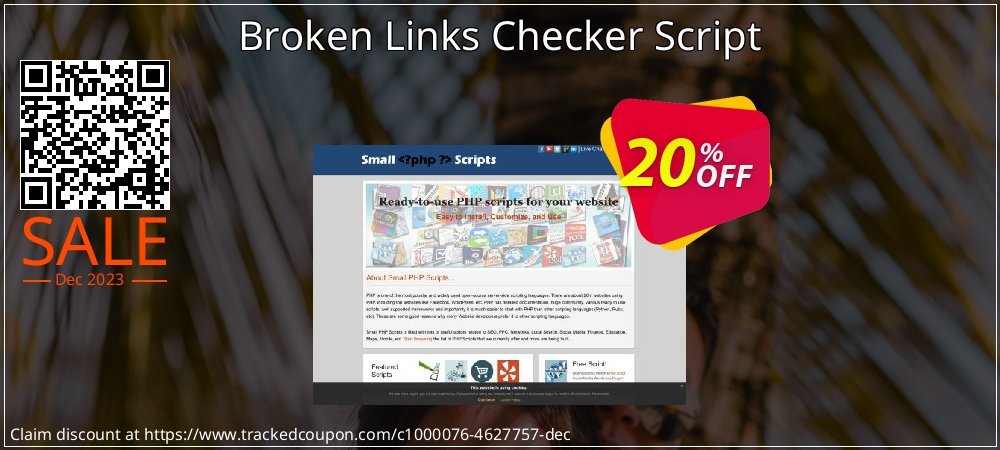 Broken Links Checker Script coupon on Working Day deals