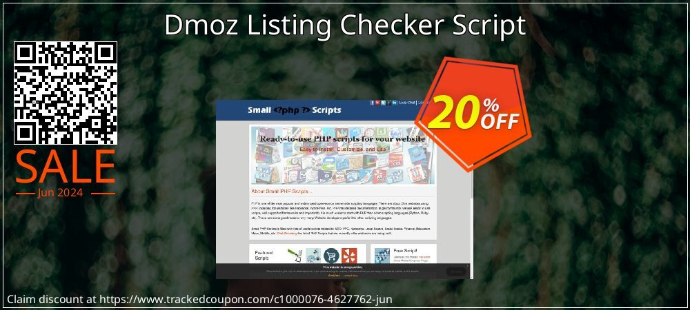 Dmoz Listing Checker Script coupon on National Memo Day super sale