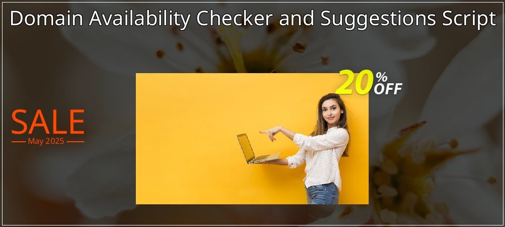 Domain Availability Checker and Suggestions Script coupon on National Smile Day promotions