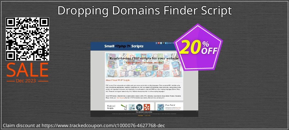 Dropping Domains Finder Script coupon on Easter Day offer