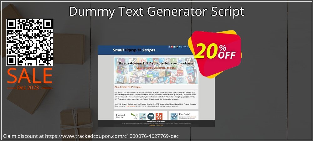 Dummy Text Generator Script coupon on World Password Day offering discount