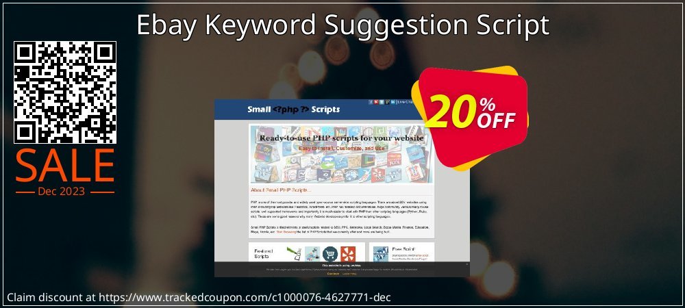 Ebay Keyword Suggestion Script coupon on World Party Day offering sales