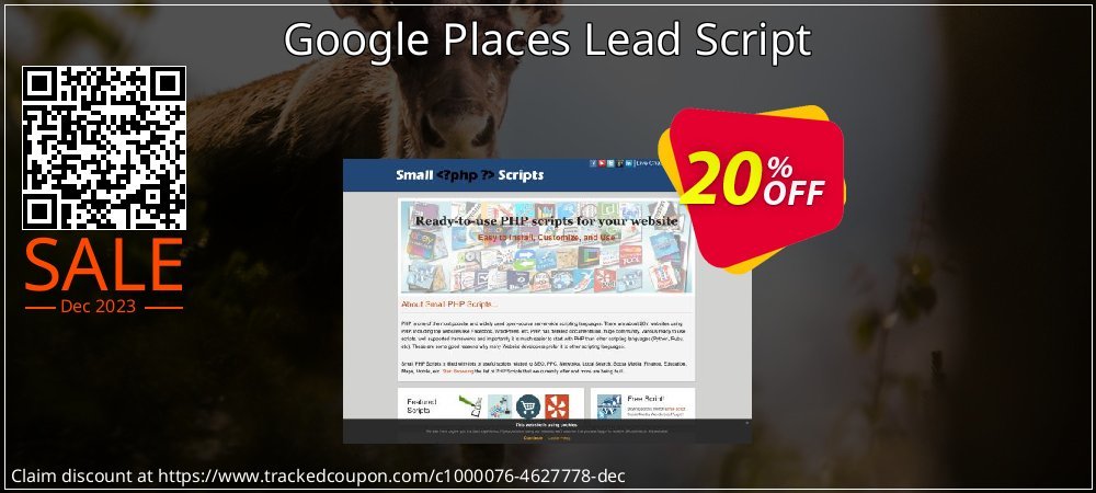 Google Places Lead Script coupon on Virtual Vacation Day offer