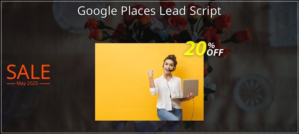 Google Places Lead Script coupon on National Pizza Party Day offering discount
