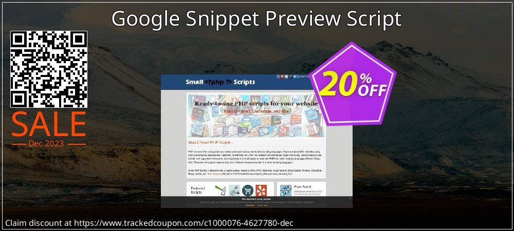 Google Snippet Preview Script coupon on National Walking Day offering sales