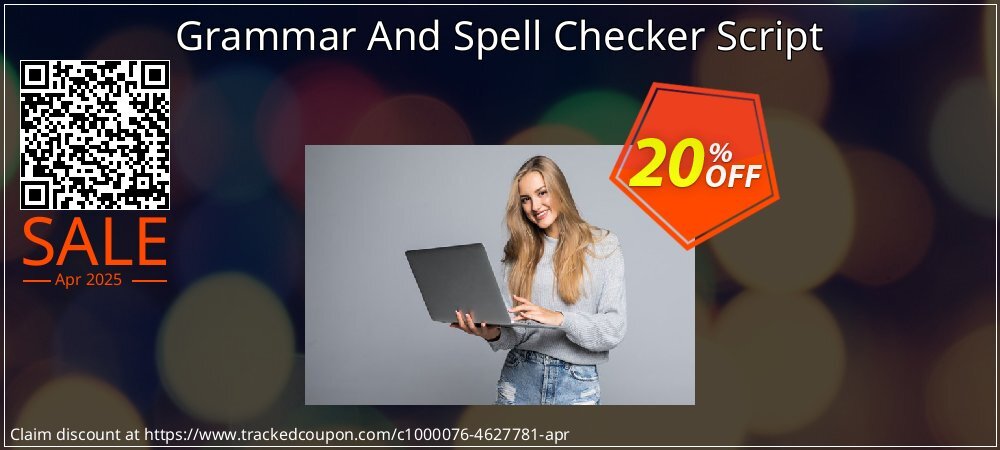 Grammar And Spell Checker Script coupon on Palm Sunday offering sales