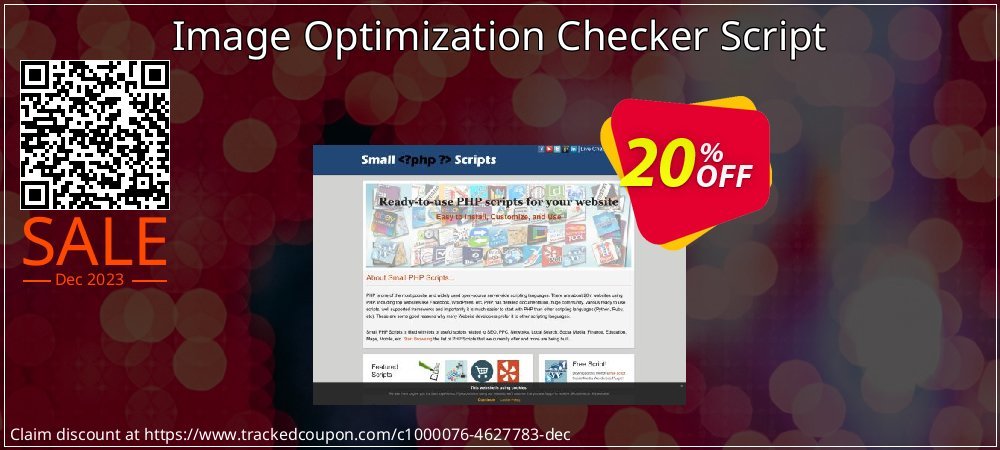 Get 20% OFF Image Optimization Checker Script offering sales