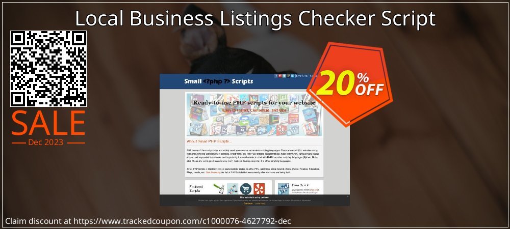 Local Business Listings Checker Script coupon on Working Day sales