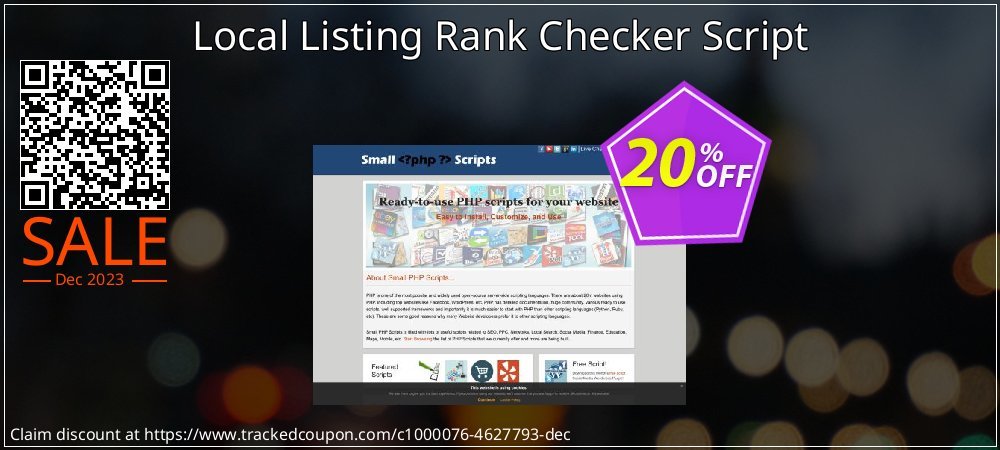 Local Listing Rank Checker Script coupon on Constitution Memorial Day deals