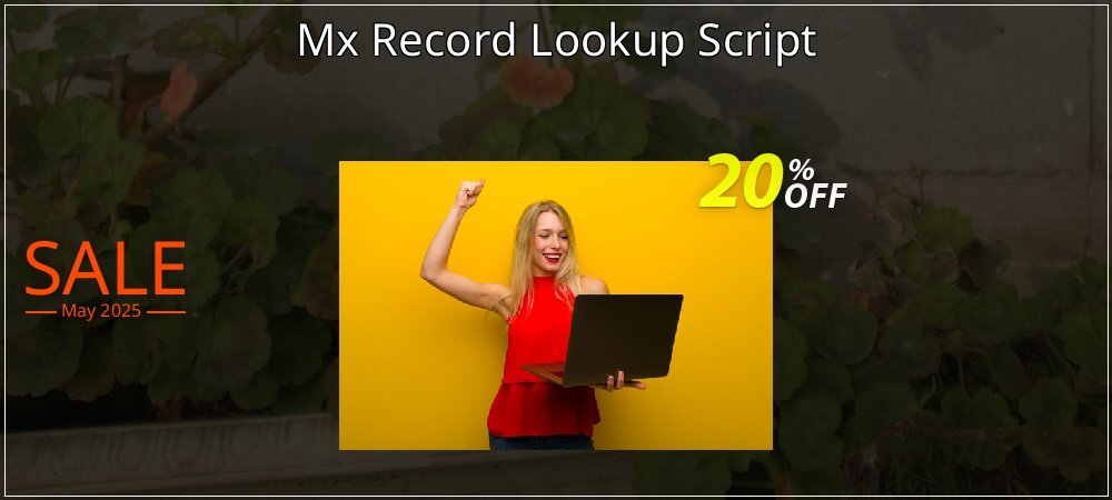 Mx Record Lookup Script coupon on April Fools' Day offering discount