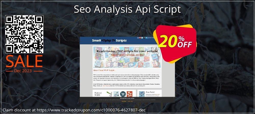 Seo Analysis Api Script coupon on April Fools' Day offering sales