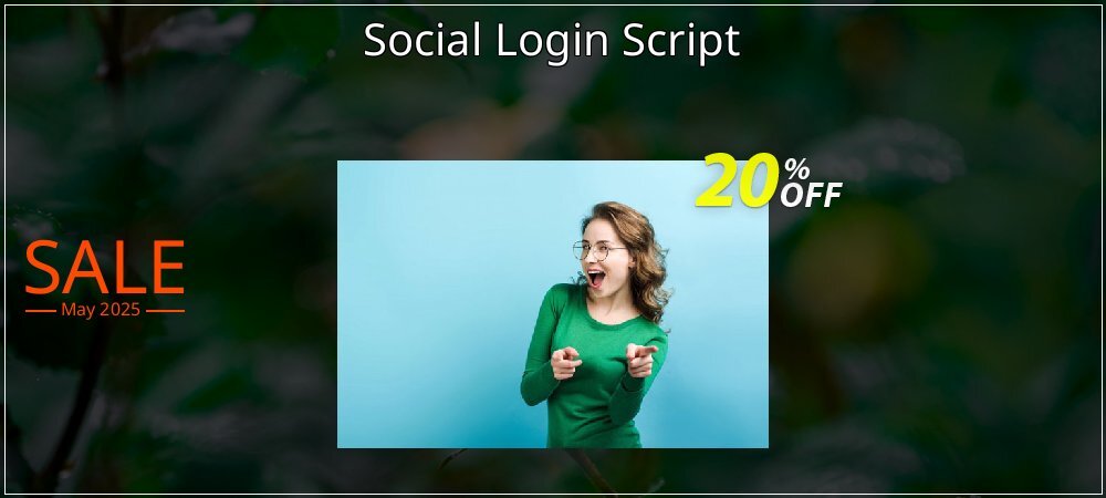 Social Login Script coupon on World Password Day offering discount