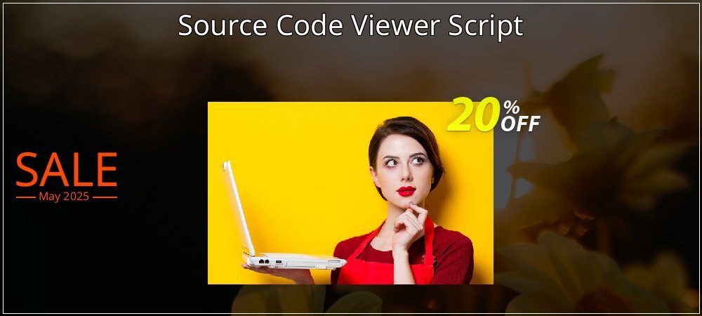 Source Code Viewer Script coupon on World Party Day offering sales